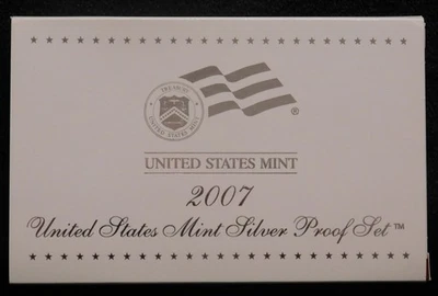2007 U.S. Mint Silver Proof Set, 14 Coins, incl. (7) 90% Silver, w/ COA in OGP. - Image 1 of 4