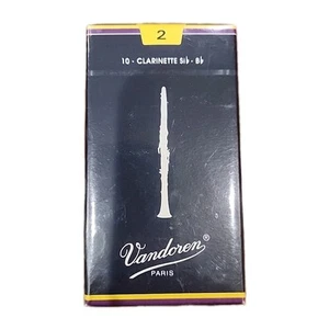 VANDOREN NUMMER 2 KLARINETTE BOX MIT 10 Sib-Bb BLÄTTER - CR102 - Bild 1 von 3