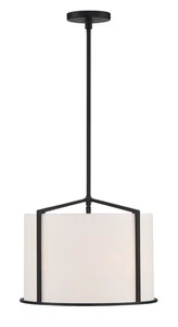 Carlyn 4-Light Pendant in Black - Picture 1 of 9