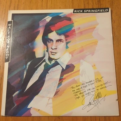 Rick Springfield ‎Wait For Night Vinyl LP Album/RCA Victor ‎ AFL1-4235 1982 - Image 1 of 4