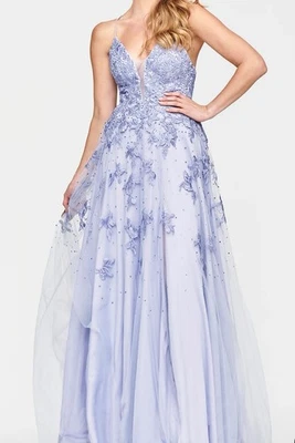 Vestido de graduación púrpura talla 6 Foto 1 de 4