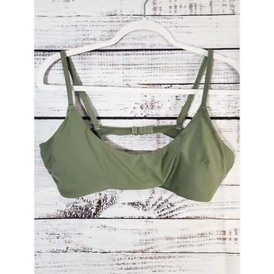 Aerie green women's scoop bikini top size xl  - Image 1 of 3