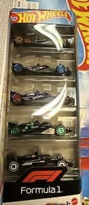 Hot Wheels 5 Pack 2024 F1 McLaren, Alpine, Red Bull, Sauber, Hass NO UPC BOX - Picture 1 of 6