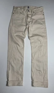 Jeans de mezclilla de colección Tellason Ankara pierna recta ribete tostado 33 x36 hechos en EE. UU. - Imagen 1 de 16
