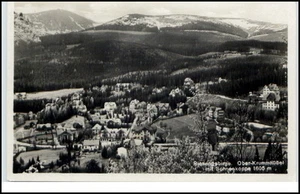 KRUMMHÜBEL Karpacz Riesengebirge Polen Schlesien AK ~1930 Photo Atelier Wenzel - Picture 1 of 1