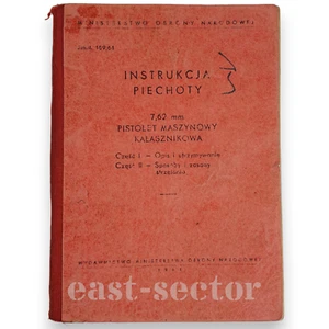 Original Vintage 1961 Buch AK47 AKM 7,62 Kalaschnikow Polnische Armee AKMS AK Polen - Bild 1 von 10