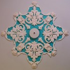 Ceiling rose/design, plaster, home décor, Victorian style.