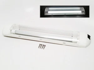 Pactrade Marine ABS LED Fluorescent Interior Light White 12VDC with Switch - Picture 1 of 7