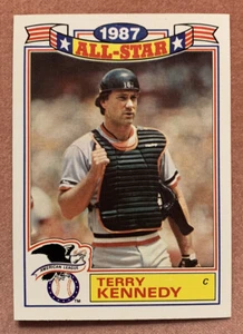 1988 Topps Baseball 1987 All Star Commemorative # 9 Terry Kennedy - Picture 1 of 2