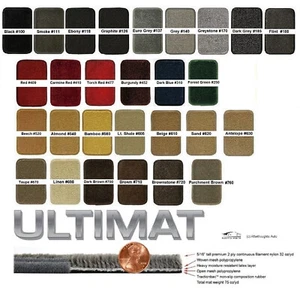 Lloyd Mats Ultimat Plain 2 Piece Front Floor Mats (1941 & Up) - Bild 1 von 7