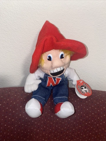 Campus Critters Herbie Nebraska CornHusker Mascot BRAND NEW W Tag Cover