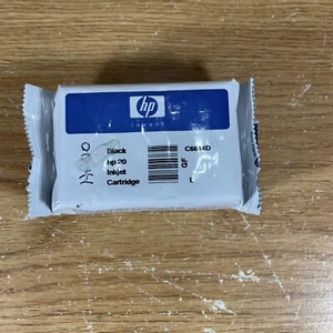 HP 20 - C6614D - BLACK INKJET CARTRIDGE - NEW - Picture 1 of 4