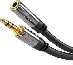 Kabeldirekt – 6Ft – Headphone Extension Lead Cable, 3.5Mm Connectors (Aux Audio - Picture 1 of 12