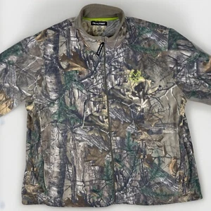 Real Tree Xtra Camo Fleece Jacket Men's XXL Hunting Y2k - Picture 1 of 9