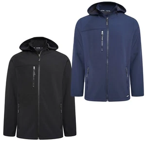  Herren Soft Shell Kapuze Outdoor Jacke Oberteil Größe M L XL 2XL 3XL 4XL 5XL - Bild 1 von 11