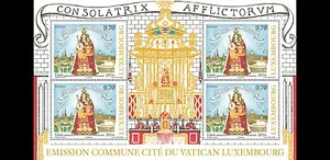 2016 Santissima Vergine Maria Patrona della Città - Lussemburgo - minifoglio - Bild 1 von 1