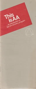 This is A.A., an introduction to Alcoholics Anonymous recovery program, 1988 - Picture 1 of 7