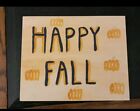 Picture painting..,artwork…Happy fall With Pumpkins 