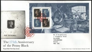 GB. FDC-MS. The 175th Anniversary of the Penny Black. 2015. Tallents House - Bild 1 von 1