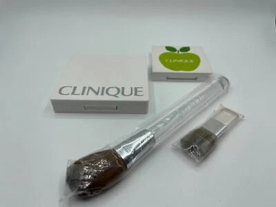 Clinique Lot Pressed Powder Bronzer butter pecan sunset glow Eye Shadow Duo Brus - Image 1 of 2