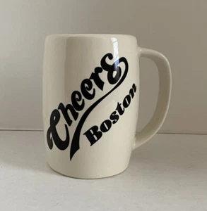Cheers Boston Large Coffee Mug Ceramic Thick Heavy Pioneer USA TV Show Souvenir - Picture 1 of 7