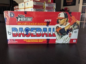 2025 Topps Heritage MLB Baseball Hobby Box - Factory Sealed IN-HAND - Picture 1 of 2