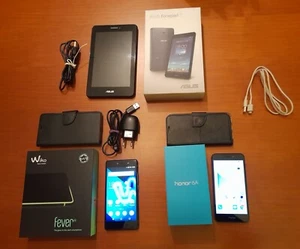 Tablet Asus Fonepad7 + Wiko Fever4g + Honor6A - Foto 1 di 4