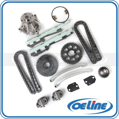 Kit de cadena de distribución para 96-99 Ford Mustang Mercury 4,6 L V8 SOHC con bomba de agua de engranajes Foto 1 de 4