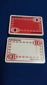 # RADIO MONTE CARLO # _ CARTE DA GIUOCO _ GRIMAUD _ MADE IN FRANCE. - Picture 1 of 4