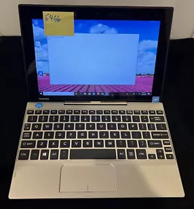 Toshiba 10.1" Satellite Click10 64GB Windows 10 Multi-Touch Tablet PDW0GU-005005 - Picture 1 of 13