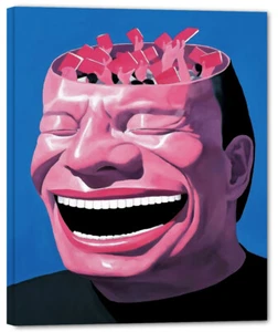 Humorvoll Face Sorriso Pop art Moden Stark freundlich Lustiges Bild 75x100 Yue 4 - Picture 1 of 3