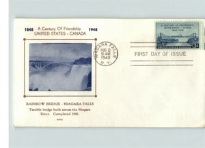 U.S. and CANADA Peace Bridge "A Century of Friendship" pic of RAINBOW BRIDGE at  - Picture 1 of 1