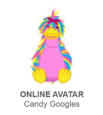 Webkinz Classic Candy Googles *Code Only* (~messaged~) - Image 1 of 3