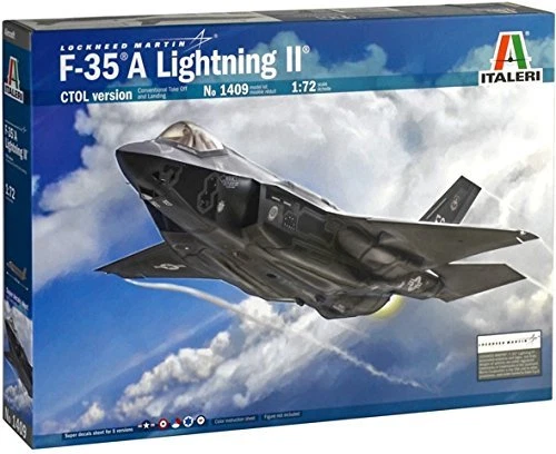 F-35 A Lightning II Fighter Plastic Kit 1:72 Model ITALERI - Immagine 1 di 1
