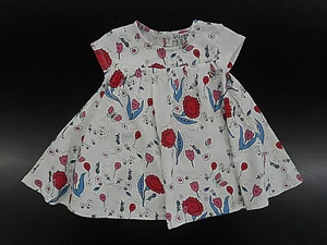 Infant Girls Art & Eden 4-Way-Stretch Short Sleeve Flower Dress Size 9/12 Months - Picture 1 of 3