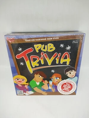 Pub Trivia Good Old Fashioned Team Trivia University Games Game NEW Sealed  - Image 1 of 2