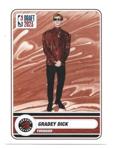 Gradey Dick ROOKIE 2023-24 NBA Stickers #90 Toronto Raptors - Picture 1 of 2