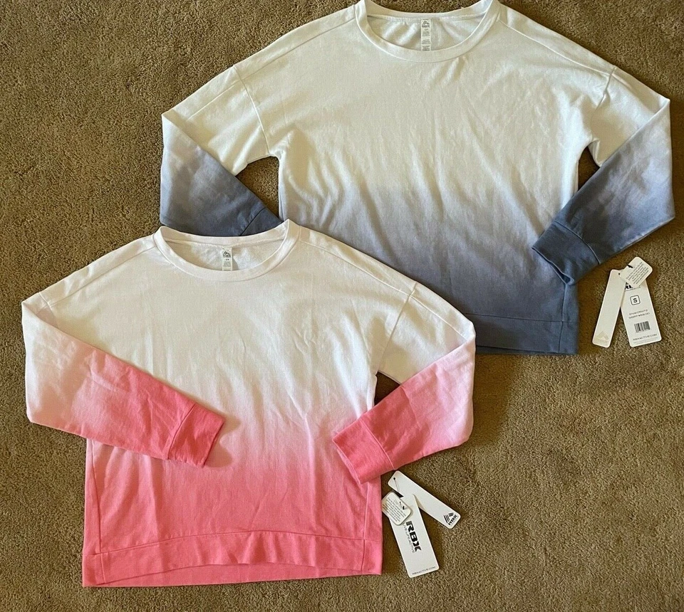 RBX Active Top Ligero Ombre Dip Dye Talla Pequeña $58 Nuevo con Etiquetas Foto 1 de 1