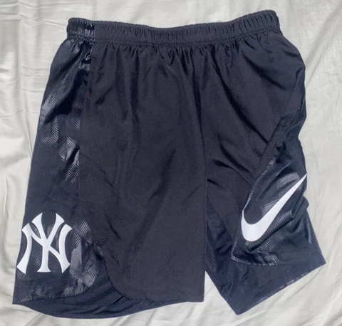 New York Yankees Nike DRI-FIT Shorts MLB Authentic Collection Size Medium Cover