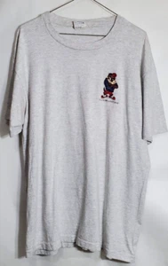 College Ware Embroidered Tasmanian Devil T-Shirt Size XL Gray - Picture 1 of 5