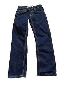 Levi’s Boys Adjustable Jeans Size 8 Regular Performance 511 Slim Dark - Picture 1 of 5