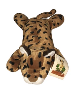 Disneyland Adventureland Peluche Pantera Mini Bolsa de Frijoles Juguete Rugiente Probado Funciona - Imagen 1 de 3