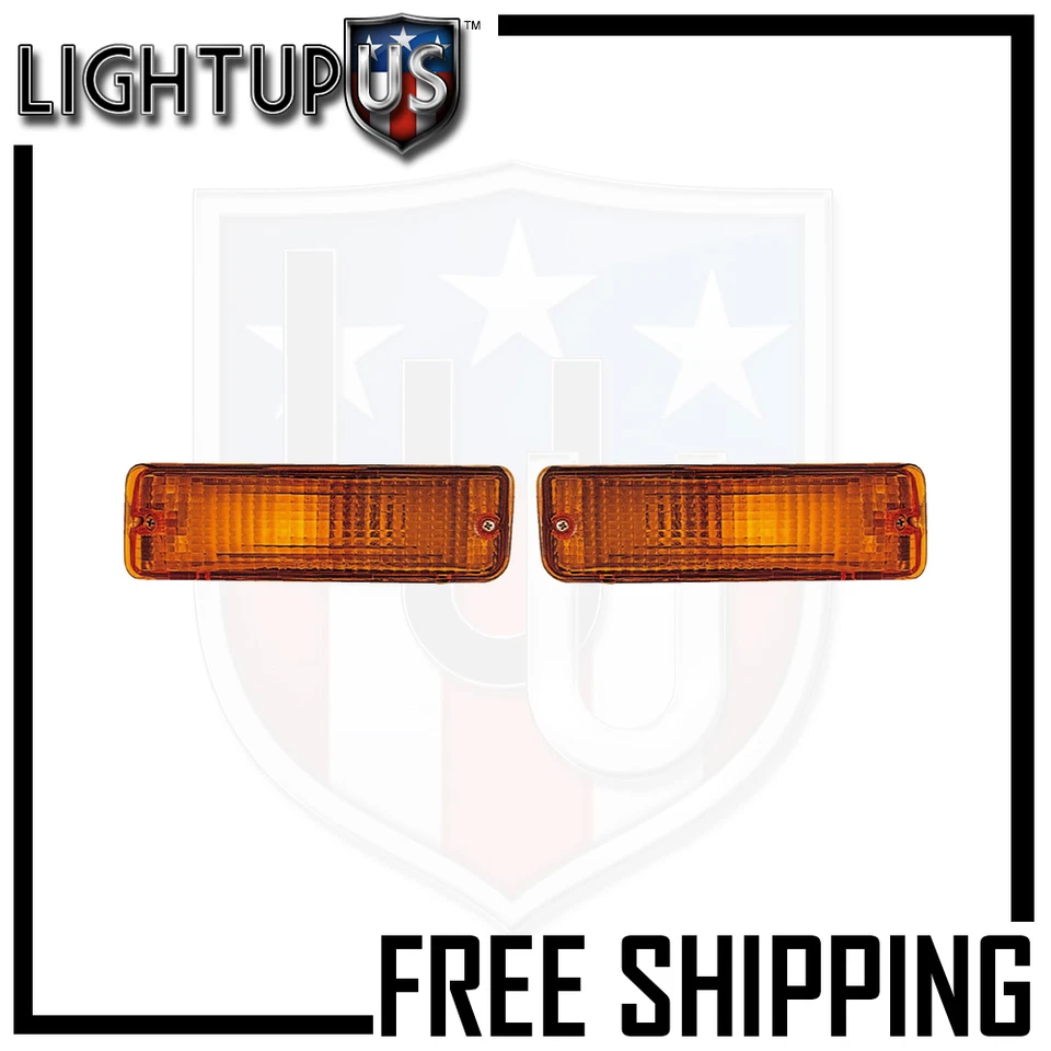 Fits 93-98 TOYOTA T-100 Signal Light Lamp Pair (Left and Right Set) - Imagem 1 de 1