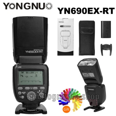 YONGNUO YN690EX-RT TTL Li-ion Speedlite High-Speed Flash Light for Canon Cameras - Image 1 of 4