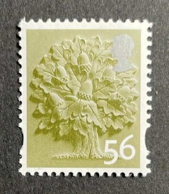 GB QE II, 2009, England, EN14 (exEN13a) 56p, English Oak Tree, Fine Mint, MNH - Image 1 of 1