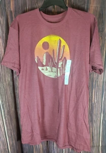 Desert Dunes Burgundy 2xl T-shirt uomo - Foto 1 di 3