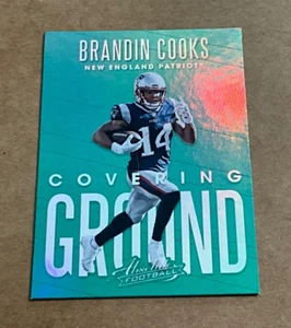 2018 Panini Absolute # CG-BC Brandin Cooks Covering Ground New England Patriots - Picture 1 of 2