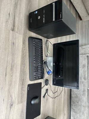 (BUNDLE) Hp Pavilion p6-2120 w/ monitor, Keyboard & Mouse [WINDOWS 10 Installed] - Image 1 of 4