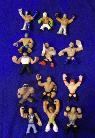 WWE MATTEL RUMBLERS CENA CM PUNK SHEAMUS MYSTERIO STONE COLD WARRIOR & MORE Cover