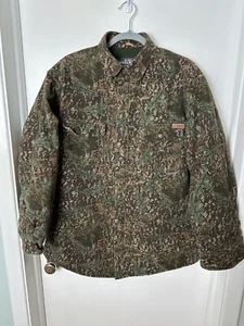 Woolrich Camp Hunting Jacket Coat Size Large Button Vintage Deer Hunt Outdoors - Picture 1 of 24